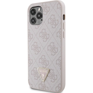 Kup Etui Guess GUHCP12MP4TDSCPP Apple iPhone 12/12 Pro kemény tok Crossbody 4G Fém Logo rózsaszín/pink - GUE2725 - {ean13} - Sklep Home Screen