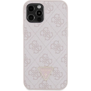 Kup Etui Guess GUHCP12MP4TDSCPP Apple iPhone 12/12 Pro kemény tok Crossbody 4G Fém Logo rózsaszín/pink - GUE2725 - {ean13} - Sklep Home Screen