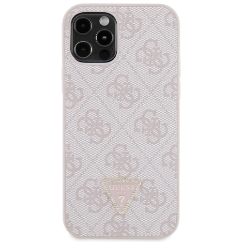 Kup Guess Apple Tasche GUHCP12MP4TDSCPP iPhone 12/12 Pro Hartschalenetui Crossbody 4G Metall Logo rosa/rosa - GUE2725 - {ean13} - Sklep Home Screen