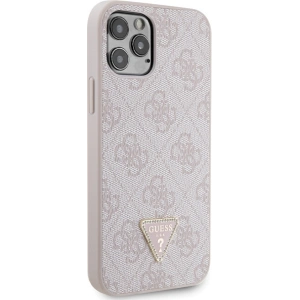 Kup Etui Guess GUHCP12MP4TDSCPP Apple iPhone 12/12 Pro kemény tok Crossbody 4G Fém Logo rózsaszín/pink - GUE2725 - {ean13} - Sklep Home Screen