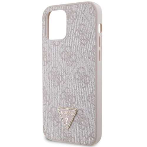 Kup Guess Apple Tasche GUHCP12MP4TDSCPP iPhone 12/12 Pro Hartschalenetui Crossbody 4G Metall Logo rosa/rosa - GUE2725 - {ean13} - Sklep Home Screen