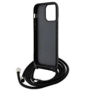 Kup Etui Karl Lagerfeld KLHCP14XSAKCPSK Apple iPhone 14 Pro Max hardcase Crossbody Saffiano Metal Pin czarny/black - KLD1623 - {ean13} - Sklep Home Screen