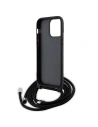 Kup Karl Lagerfeld Apple Tasche KLHCP14XSAKCPSK iPhone 14 Pro Max Hartschale Crossbody Saffiano Metall Pin schwarz/schwarz - KLD1623 - {ean13} - Sklep Home Screen