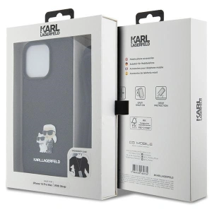 Kup Etui Karl Lagerfeld KLHCP14XSAKCPSK Apple iPhone 14 Pro Max hardcase Crossbody Saffiano Metal Pin czarny/black - KLD1623 - {ean13} - Sklep Home Screen
