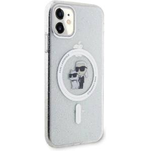 Kup Karl Lagerfeld Apple Tasche KLHMN61HGKCNOT iPhone 11/XR Hartschale Karl&Choupette Glitter MagSafe transparent - KLD1624 - {ean13} - Sklep Home Screen