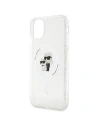 Kup Etui Karl Lagerfeld KLHMN61HGKCNOT Apple iPhone 11/XR tvrdý obal Karl&Choupette Glitter MagSafe transparentní - KLD1624 - {ean13} - Sklep Home Screen