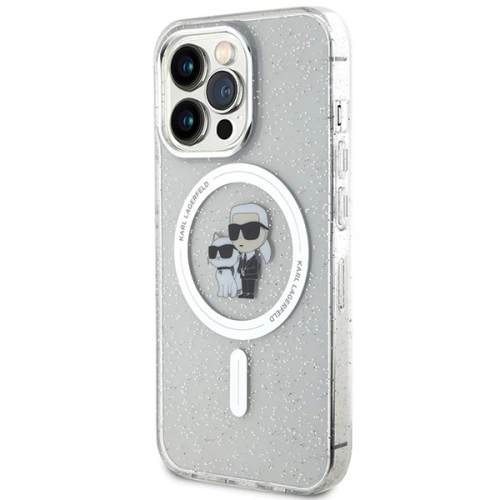 Kup Etui Karl Lagerfeld KLHMP13LHGKCNOT Apple iPhone 13/13 Pro hardcase Karl&Choupette Glitter MagSafe transparent - KLD1625 - {ean13} - Sklep Home Screen