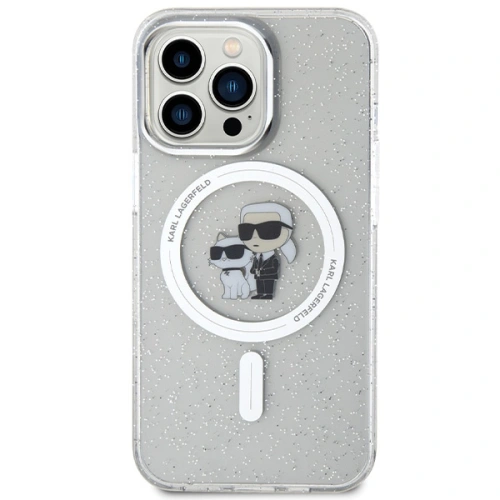 Buy Karl Lagerfeld KLHMP13LHGKCNOT Apple iPhone 13/13 Pro hardcase Karl&Choupette Glitter MagSafe transparent - KLD1625 - {ean13} - Home Screen Store Europe
