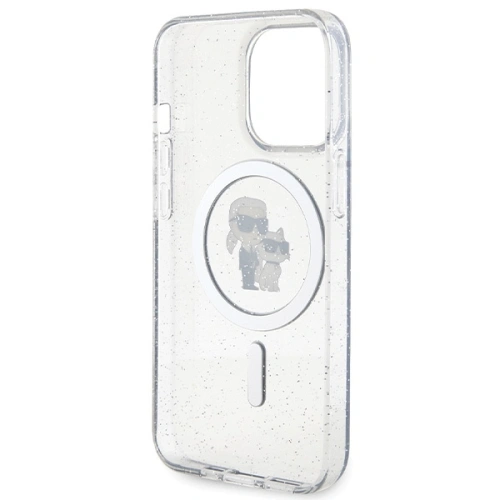 Kup Etui Karl Lagerfeld KLHMP13LHGKCNOT Apple iPhone 13/13 Pro hardcase Karl&Choupette Glitter MagSafe transparent - KLD1625 - {ean13} - Sklep Home Screen
