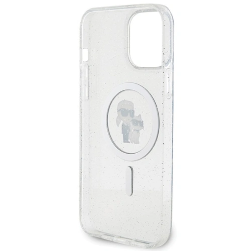 Kup Etui Karl Lagerfeld KLHMP13XHGKCNOT Apple iPhone 13 Pro Max hardcase Karl&Choupette Glitter MagSafe transparent - KLD1626 - {ean13} - Sklep Home Screen