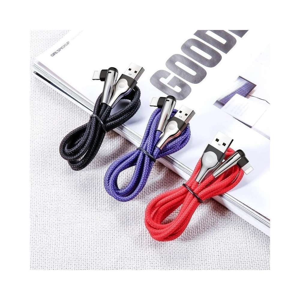 Kabel USB do Lightning Baseus MVP 2.4A 1 metr - fioletowy
