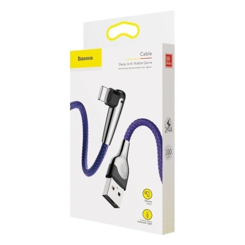 Kup USB-Kabel zu Lightning Baseus MVP 2.4A 1 Meter - lila - BSU173PRP - {ean13} - Sklep Home Screen