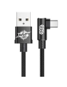 Kabel USB Type-C kątowy Baseus MVP Elbow 2A 1 metr - czarny