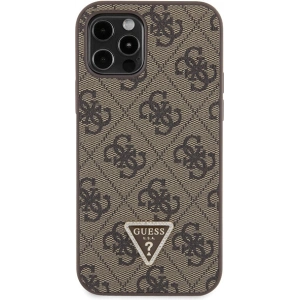 Kup Etui Guess GUHCP12MP4TDSCPW Apple iPhone 12/12 Pro keménytok Crossbody 4G Fém Logó barna/brown - GUE2726 - {ean13} - Sklep Home Screen