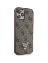 Buy Guess GUHCP12MP4TDSCPW Apple iPhone 12/12 Pro hardcase Crossbody 4G Metal Logo brown - GUE2726 - {ean13} - Home Screen Store Europe