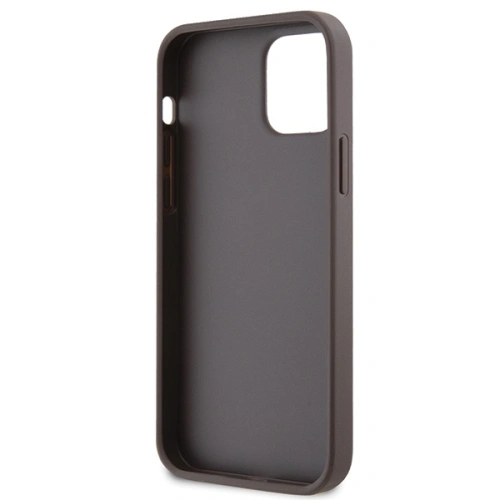 Kup Etui Guess GUHCP12MP4TDSCPW Apple iPhone 12/12 Pro keménytok Crossbody 4G Fém Logó barna/brown - GUE2726 - {ean13} - Sklep Home Screen