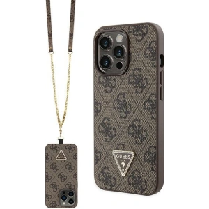 Kup Etui Guess GUHCP13LP4TDSCPW Apple iPhone 13/13 Pro hardcase Crossbody 4G Metal Logo brązowy/brown - GUE2730 - {ean13} - Sklep Home Screen