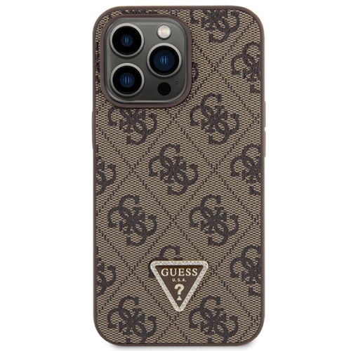 Kup Etui Guess GUHCP13LP4TDSCPW Apple iPhone 13/13 Pro hardcase Crossbody 4G Metal Logo brązowy/brown - GUE2730 - {ean13} - Sklep Home Screen