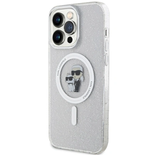 Kup Etui Karl Lagerfeld KLHMP14XHGKCNOT Apple iPhone 14 Pro Max hardcase Karl&Choupette Glitter MagSafe průhledné - KLD1628 - {ean13} - Sklep Home Screen