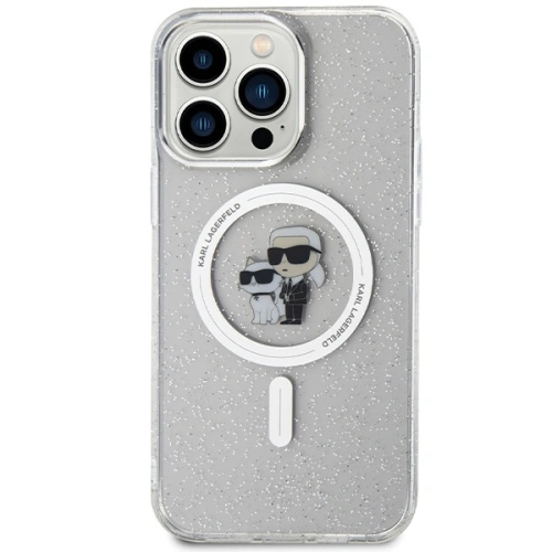 Kup Etui Karl Lagerfeld KLHMP14XHGKCNOT Apple iPhone 14 Pro Max hardcase Karl&Choupette Glitter MagSafe transparent - KLD1628 - {ean13} - Sklep Home Screen