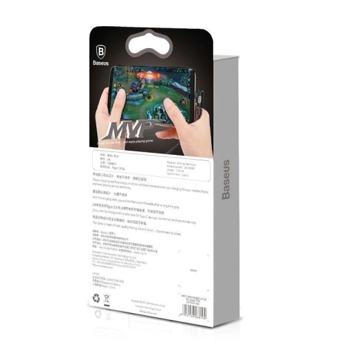 Kup Kabel USB Type-C úhlový Baseus MVP Elbow 2A 1 metr - černý - BSU174BLK - {ean13} - Sklep Home Screen