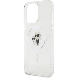 Kup Etui Karl Lagerfeld KLHMP14XHGKCNOT Apple iPhone 14 Pro Max hardcase Karl&Choupette Glitter MagSafe transparent - KLD1628 - {ean13} - Sklep Home Screen