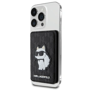 Kup Kapsa na karty Karl Lagerfeld KLWMSPSAKHCK Peněženka s přihrádkou na karty Saffiano Monogram Choupette MagSafe černá/black - KLD1629 - {ean13} - Sklep Home Screen
