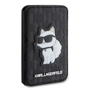 Kup Kapsa na karty Karl Lagerfeld KLWMSPSAKHCK Peněženka s přihrádkou na karty Saffiano Monogram Choupette MagSafe černá/black - KLD1629 - {ean13} - Sklep Home Screen