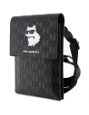 Torebka Karl Lagerfeld KLWBSAKHPCK Saffiano Monogram Choupette černá/black