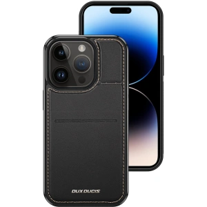 Etui Dux Ducis RFID Rafi Mag Apple iPhone 15 Pro MagSafe portfel z podstawką 3w1 czarne