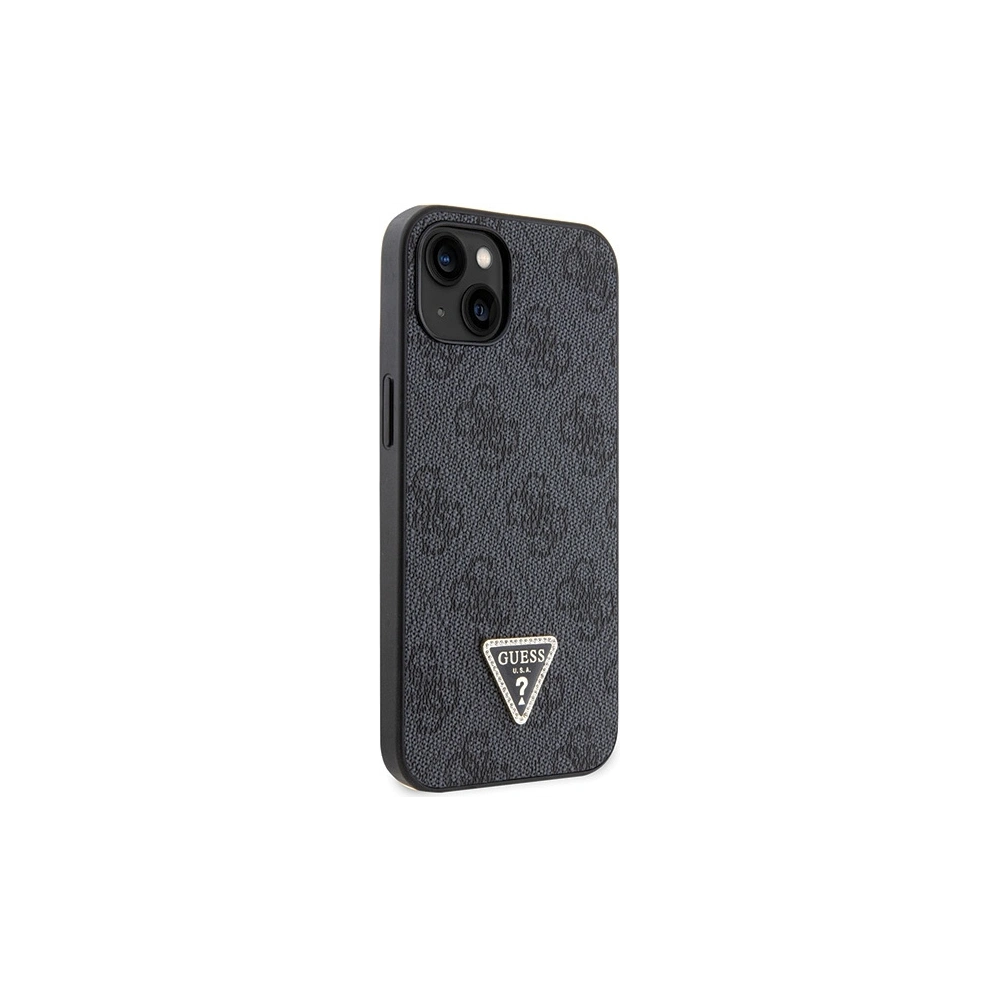 Etui Guess GUHCP13MP4TDSCPK Apple iPhone 13 hardcase Crossbody 4G Metal Logo czarny/black