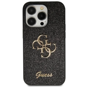 Etui Guess GUHCP13XHG4SGK Apple iPhone 13 Pro Max hardcase Glitter Script Big 4G czarny/black