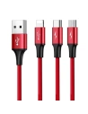 Kup USB kábel Baseus Rapid 3w1 Type C / Lightning / Micro 3A 1,2M - piros - BSU176RED - {ean13} - Sklep Home Screen