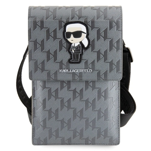 Kup Torebka Karl Lagerfeld KLWBSAKHPKG Saffiano Monogram Ikonik stříbrný/silver - KLD1632 - {ean13} - Sklep Home Screen