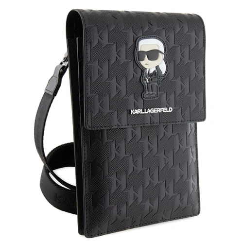 Kup Torebka Karl Lagerfeld KLWBSAKHPKK Saffiano Monogram Ikonik černá/black - KLD1633 - {ean13} - Sklep Home Screen