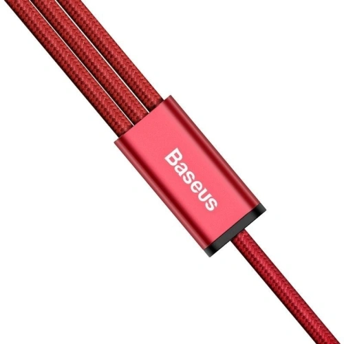Kup USB kábel Baseus Rapid 3w1 Type C / Lightning / Micro 3A 1,2M - piros - BSU176RED - {ean13} - Sklep Home Screen