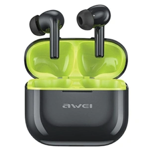 Kup Słuchawki AWEI Bluetooth 5.3 T1 Pro + stacja dokująca czarno-zielony/black-green - AWEI152 - {ean13} - Sklep Home Screen