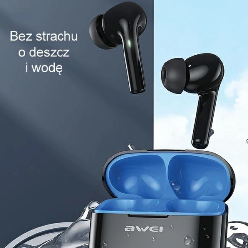 Buy AWEI Bluetooth 5.3 T1 Pro headphones + docking station black-green - AWEI152 - {ean13} - Home Screen Store Europe