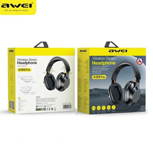 Buy AWEI A997BL Bluetooth in-ear headphones black - AWEI154 - {ean13} - Home Screen Store Europe