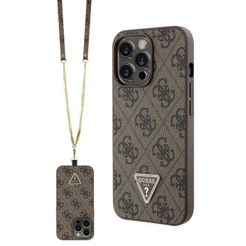 Kup Etui Guess GUHCP13XP4TDSCPW Apple iPhone 13 Pro Max kemény tok Crossbody 4G Fém Logo barna/brown - GUE2737 - {ean13} - Sklep Home Screen