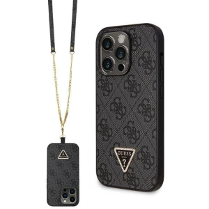 Kup Guess Apple Tasche GUHCP14LP4TDSCPK iPhone 14 Pro Hartschalenetui Crossbody 4G Metal Logo schwarz/schwarz - GUE2739 - {ean13} - Sklep Home Screen