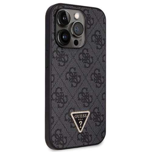 Kup Guess Apple Tasche GUHCP14LP4TDSCPK iPhone 14 Pro Hartschalenetui Crossbody 4G Metal Logo schwarz/schwarz - GUE2739 - {ean13} - Sklep Home Screen