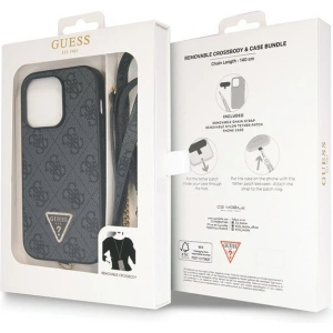 Kup Etui Guess GUHCP14LP4TDSCPK Apple iPhone 14 Pro hardcase Crossbody 4G Metal Logo czarny/black - GUE2739 - {ean13} - Sklep Home Screen