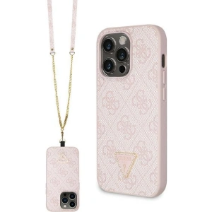 Kup Etui Guess GUHCP14LP4TDSCPP Apple iPhone 14 Pro hardcase Crossbody 4G Metal Logo różowy/pink - GUE2740 - {ean13} - Sklep Home Screen