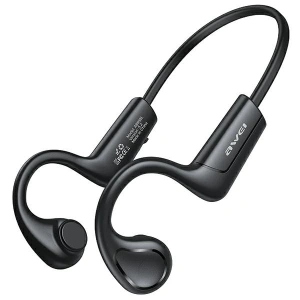 AWEI A886BL Air Conduction black sports headphones