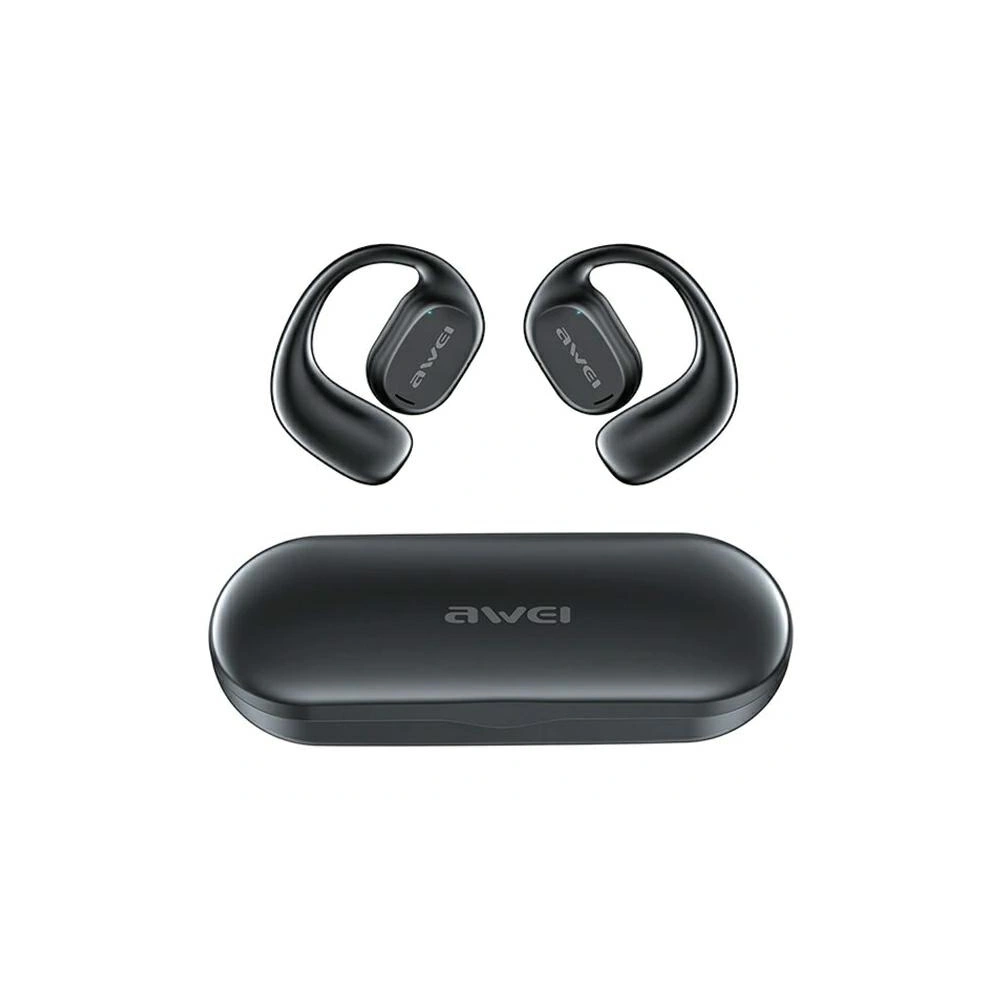 Słuchawki sportowe AWEI T69 + stacja dokująca Air Conduction czarny/black