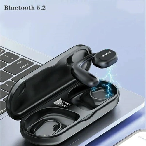 Kup AWEI T69 căști sport + dock Air Conduction negru / negru - AWEI158 - {ean13} - Sklep Home Screen