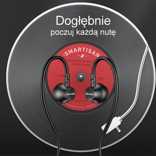 Kup AWEI L3 In-Ear-Kopfhörer 3,5 mm Klinke schwarz/schwarz - AWEI159 - {ean13} - Sklep Home Screen