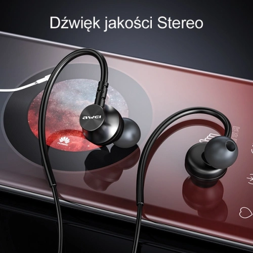 Kup AWEI L3 In-Ear-Kopfhörer 3,5 mm Klinke schwarz/schwarz - AWEI159 - {ean13} - Sklep Home Screen