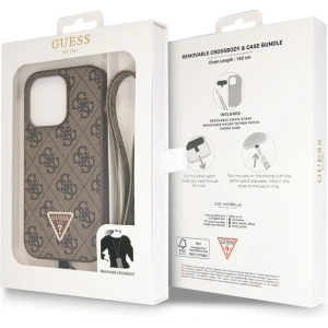Kup Etui Guess GUHCP14LP4TDSCPW Apple iPhone 14 Pro hardcase Crossbody 4G Metal Logo brązowy/brown - GUE2741 - {ean13} - Sklep Home Screen